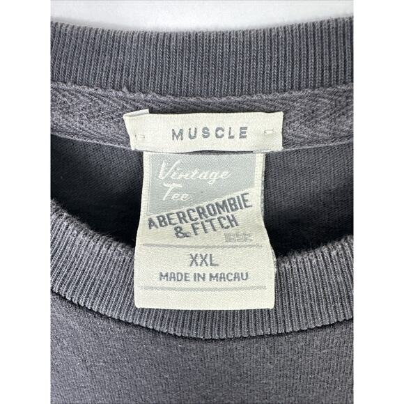 Abercrombie Fitch Paint Splatter Muscle Men’s Vintage T Shirt Size XXL - Picture 5 of 9